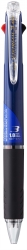 PEN UNI JETSTREAM SXE3400 RB MEDIUM 1.00MM MULTICOLOUR NAVY