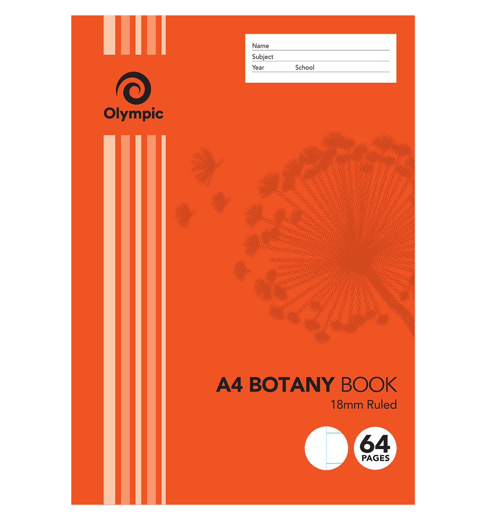 BOTANY BOOK OLYMPIC A4 18MM T186I 64PG