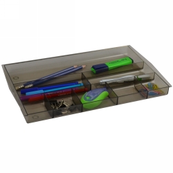 DRAWER TIDY ITALPLAST SMOKE
