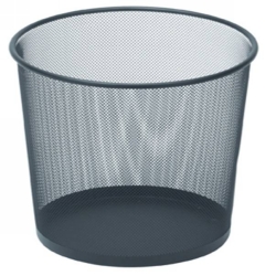 WASTE PAPER BIN ESSELTE METAL MESH 10L W280 X D260 X H260 MM