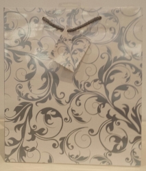 BAG GIFT LGE OZCORP SILVER LINEWORK