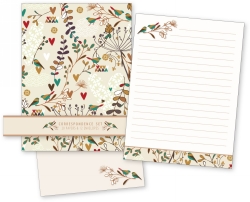 CORRESPONDENCE SET SPRING KIMONO