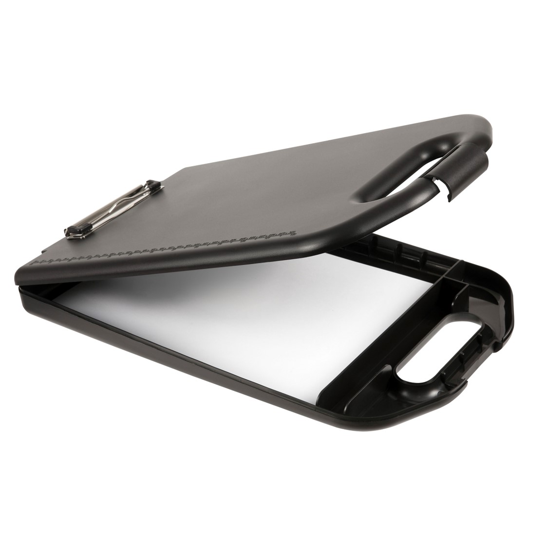 CLIPBOARD MARBIG A4 WITH STORAGE BLACK