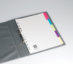 DIVIDERS AVERY A4 MANILLA WHITE FLUORO 10 TAB REUSE