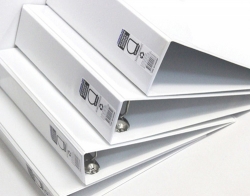 SP- BINDER INSERT C/LAND ECOWISE A4 2 D-RING 25MM WHITE