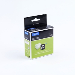 LABEL DYMO LABELWRITER 25X54MM RETURN ADDRESS LABELS WHITE