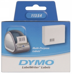 LABEL DYMO LABELWRITER 57X32MM MULTIPURPOSE WHITE ROLL OF 1000