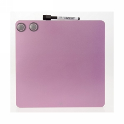 WHITEBOARD CUBE QUARTET MAGNETIC 290X290MM PINK