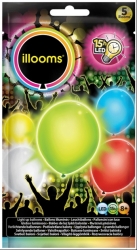 BALLOONS ILLOOM MIXED PK5