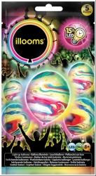 BALLOONS ILLOOM STANDARD MARBLE PK5