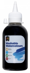 PAINT EC 250ML WASHABLE WATERCOLOUR BLACK