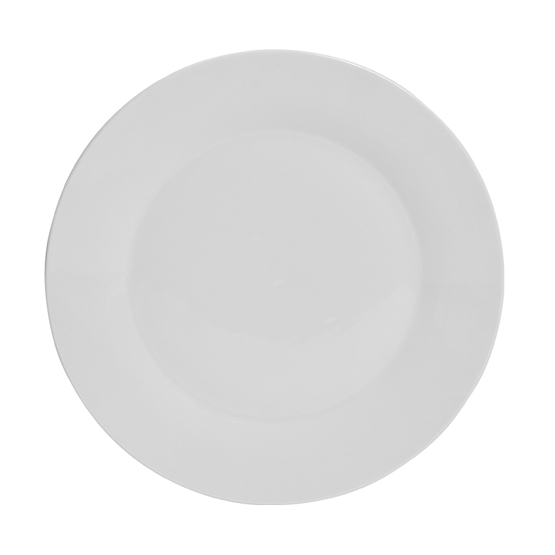 PLATE DINNER BASICS CONNOISSEUR 255MM WHITE PK6