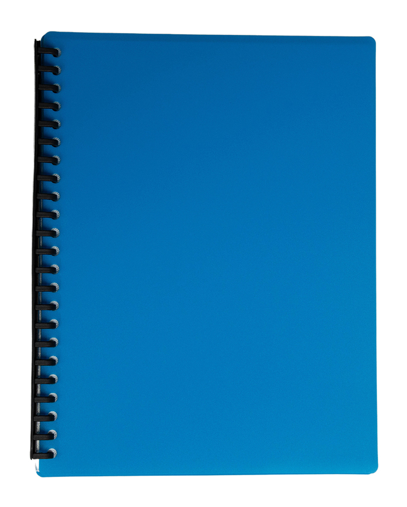 DISPLAY BOOK GNS A4 REFILLABLE BLUE 20P
