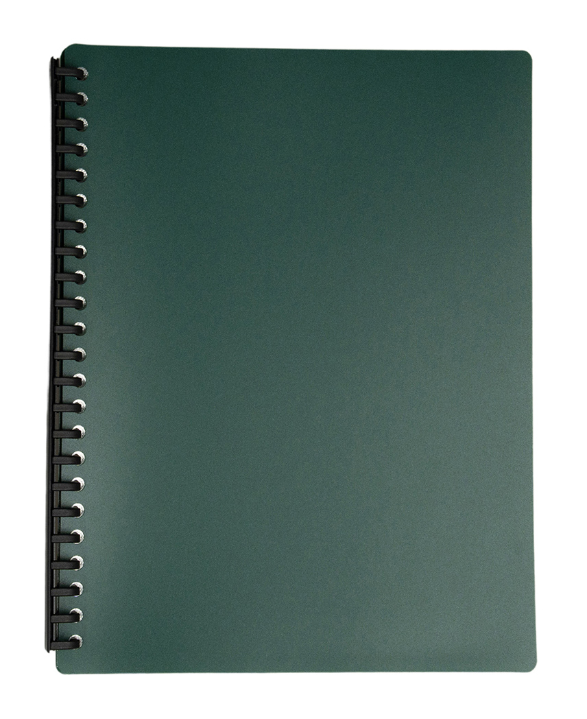 DISPLAY BOOK GNS A4 REFILLABLE GREEN 20P