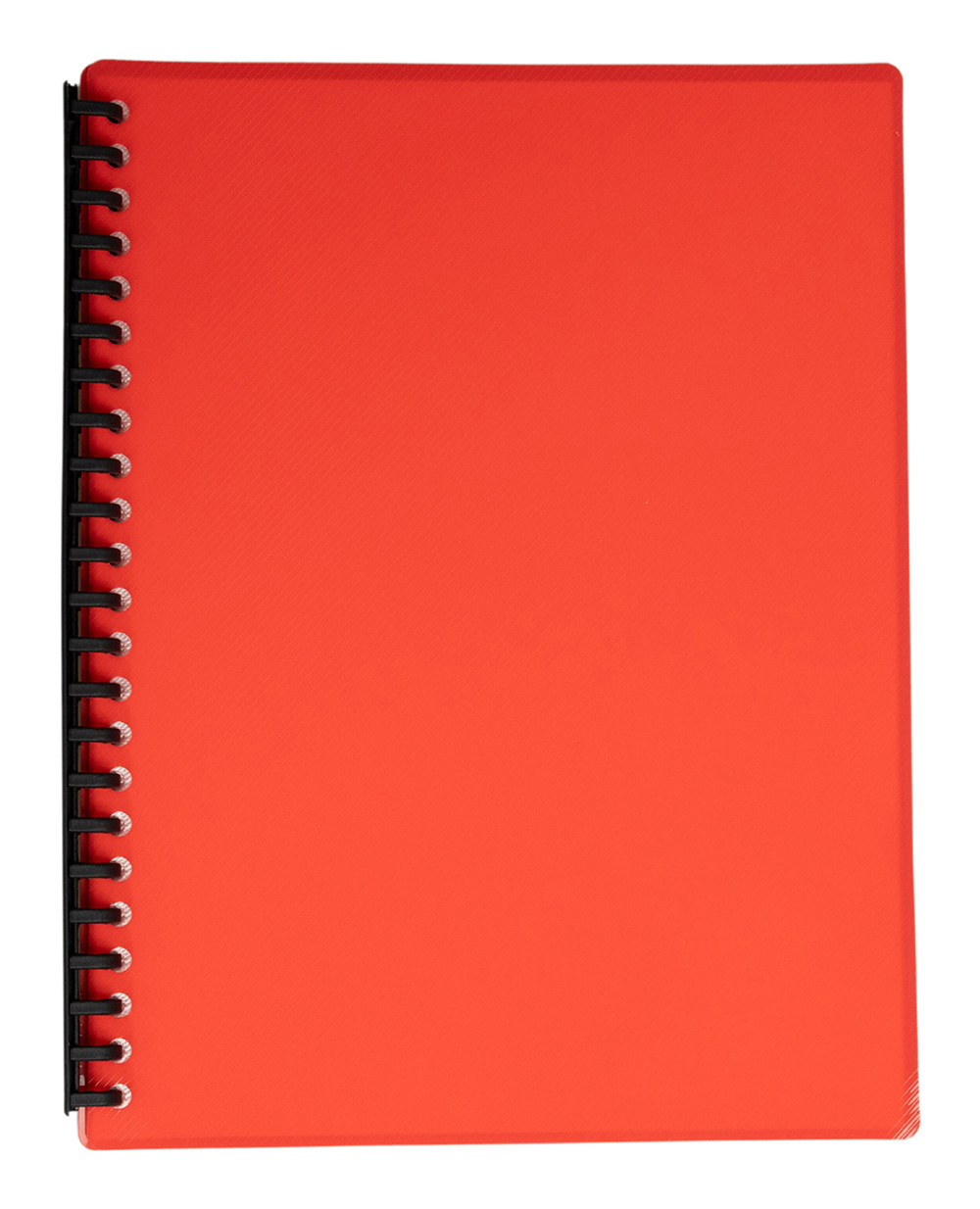 DISPLAY BOOK GNS A4 REFILLABLE GLOSS RED 20P