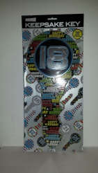 BIRTHDAY KEY OZCORP 18TH MULTI HAPPY BIRTHDAY