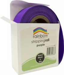 SP- STRIPPING ROLL RAINBOW RIBBED 50MMX30M PURPLE