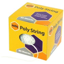STRING MARBIG POLY STRING 80M WHITE