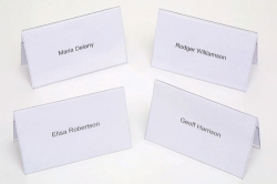 NAME PLATE REXEL CLEAR PLASTIC STAND SML