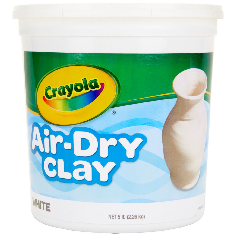 SP- CLAY CRAYOLA AIR DRY 2.6KG WHITE
