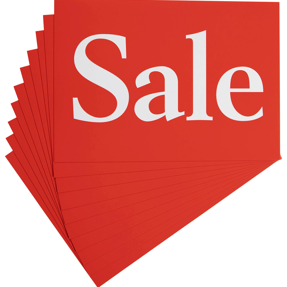 SIGN QUIKSTIK A4 SALE PK10