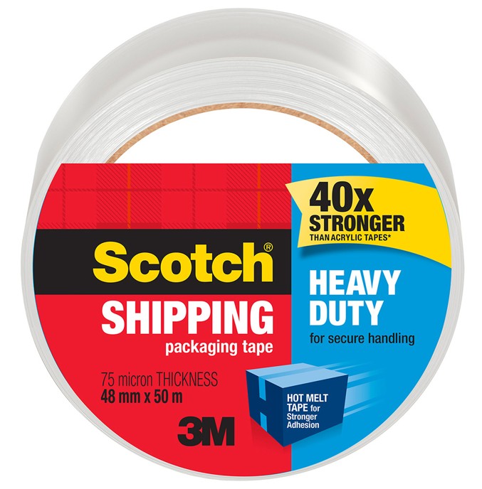 TAPE PACKAGING SCOTCH 48MMX50M 3850-AU HEAVY DUTY SHIPPING