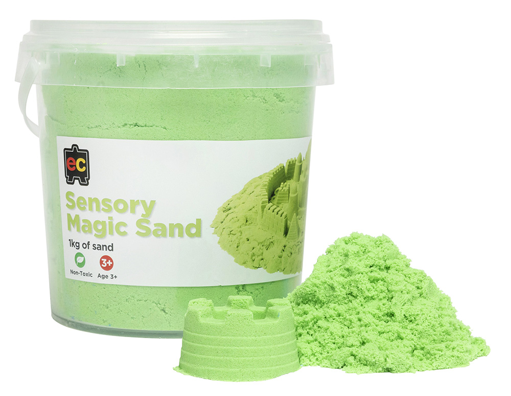 SENSORY SAND EC 1KG MAGIC GREEN