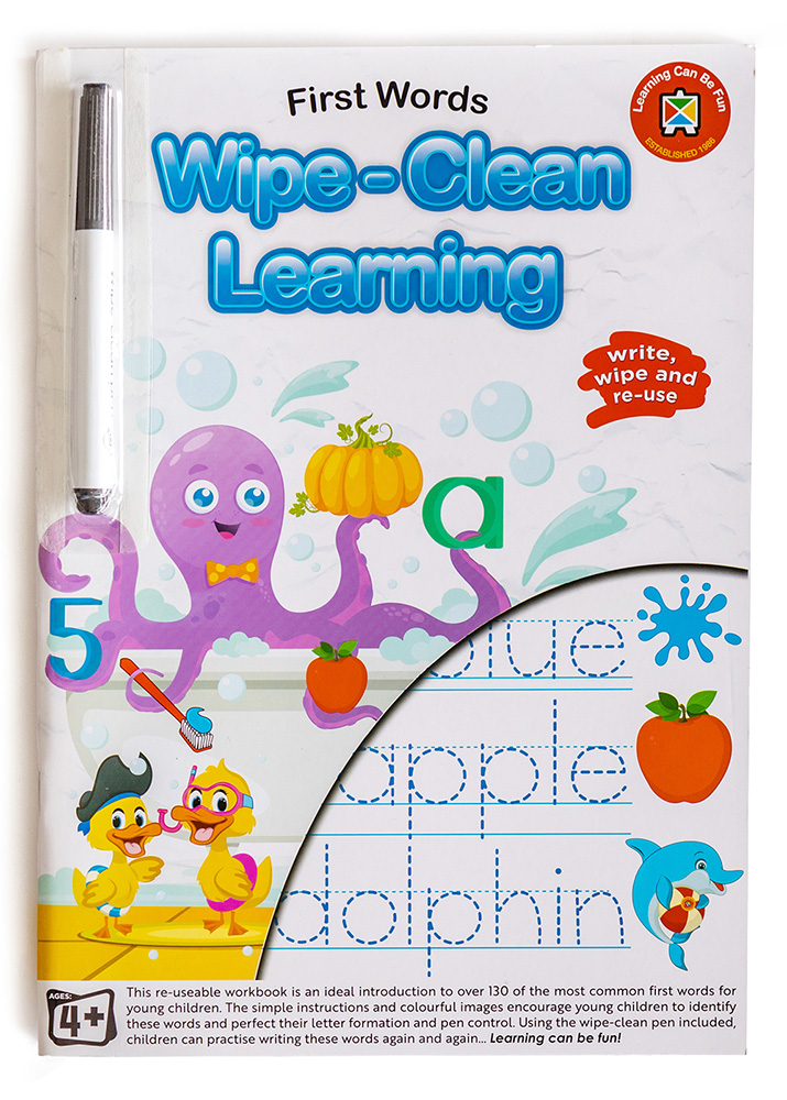 BOOK LCBF WIPE CLEAN LEARNING FIRST WORDS