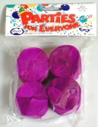 STREAMERS CREPE ALPEN P4 PURPLE