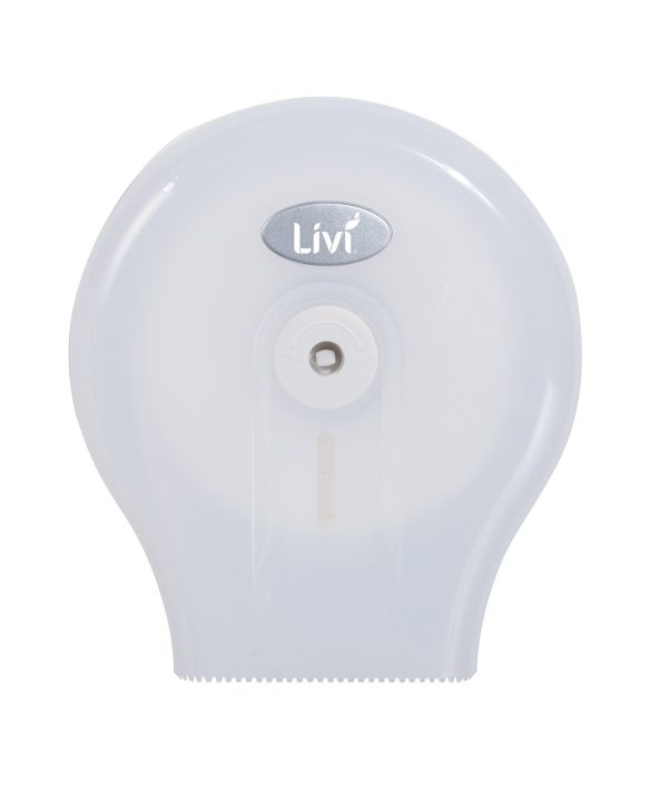 TOILET ROLL DISPENSER LIVI SINGLE WHITE