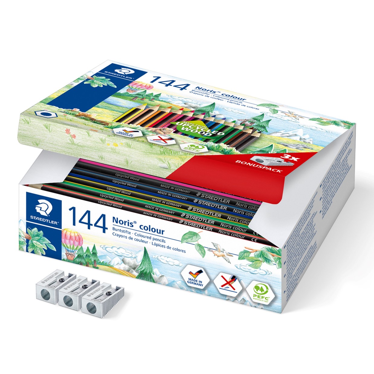 SP- PENCIL COLOURED STAEDTLER NORIS CLUB CLASSPACK 144