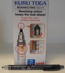 PENCIL MECHANICAL UNI KURU TOGA 0.5MM SMOKE