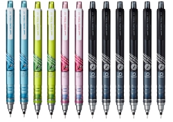 PENCIL MECHANICAL UNI KURU TOGA 0.7MM ASST BX12