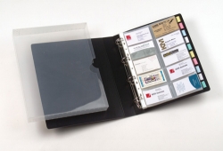 BUSINESS CARD REFILL MARBIG A4 FOR BINDERS PK10