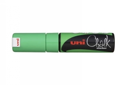 SP- MARKER CHALK UNI PWE8K BOLD CHISEL TIP FLUORO GREEN