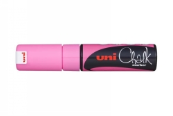 SP- MARKER CHALK UNI PWE8K BOLD CHISEL TIP FLUORO PINK