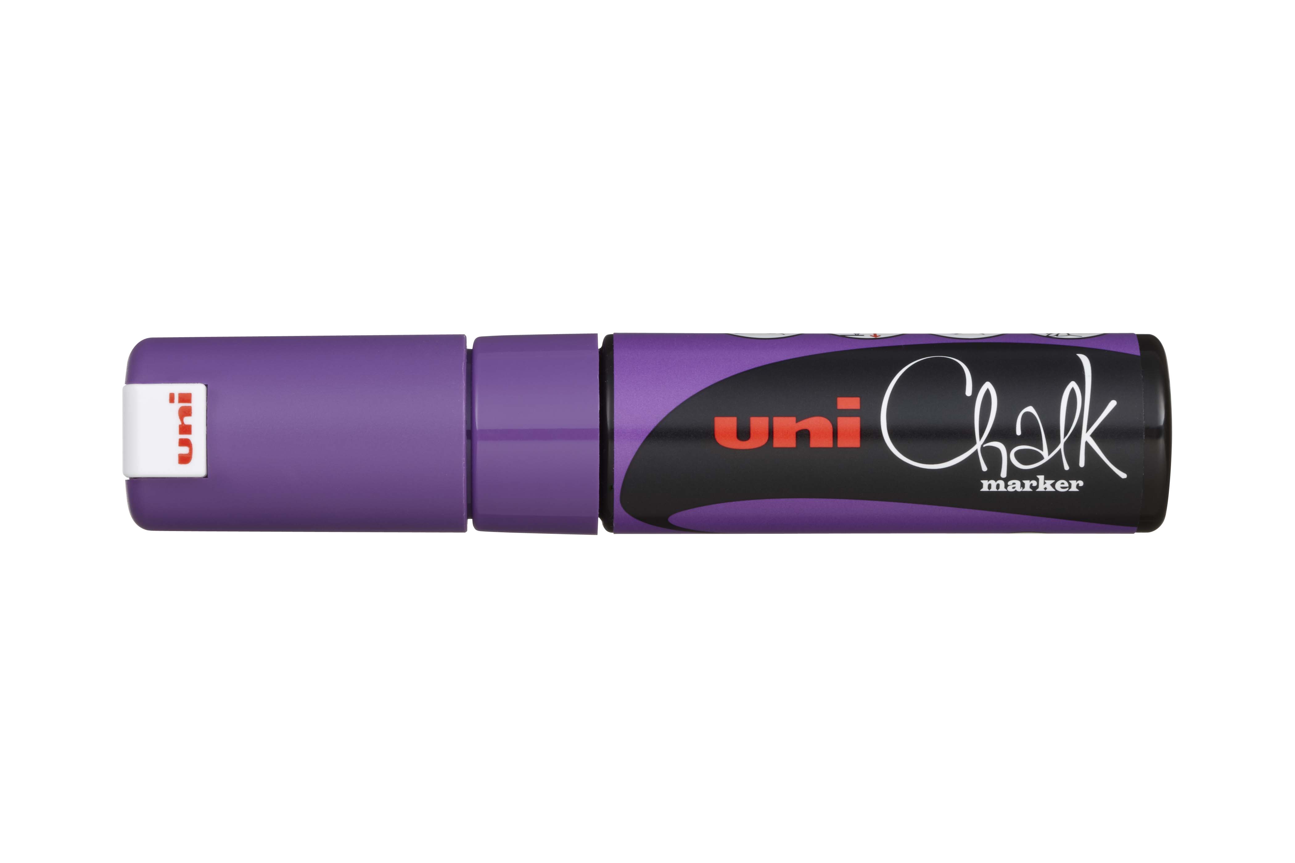 MARKER CHALK UNI PWE8K BOLD CHISEL TIP VIOLET