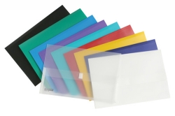 SP- DOCUMENT WALLET B/TONE F/C W/VELCRO PURPLE