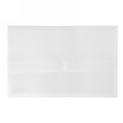 DOCUMENT WALLET BANTEX FC HOOK & LOOP CLOSURE CLEAR