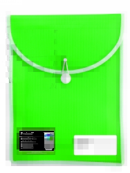 ATTACHE CASE PROTEXT FILE WITH ELASTIC CLOSURE LIME