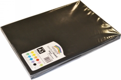 CARDBOARD RAINBOW A3 SPECTRUM 220GSM BLACK PK100