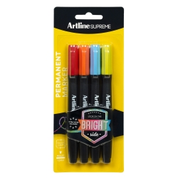 MARKER ARTLINE SUPREME 1.0MM KALEIDOSCOPE ASST PK4