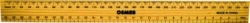 RULER OSMER 300MM LACQUERED WOODEN