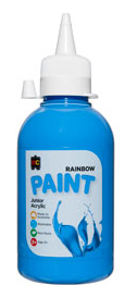PAINT EC 250ML RAINBOW JUNIOR ACRYLIC SKY BLUE