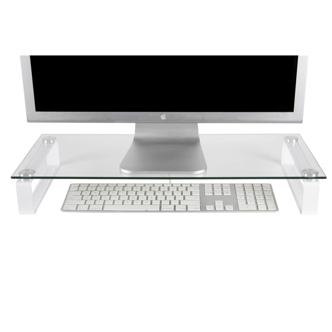 MONITOR STAND ESSELTE 60CM GLASS