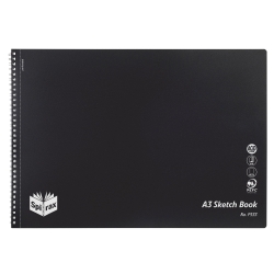 SKETCH BOOK SPIRAX P533 PP A3 S/O 40PG BLACK