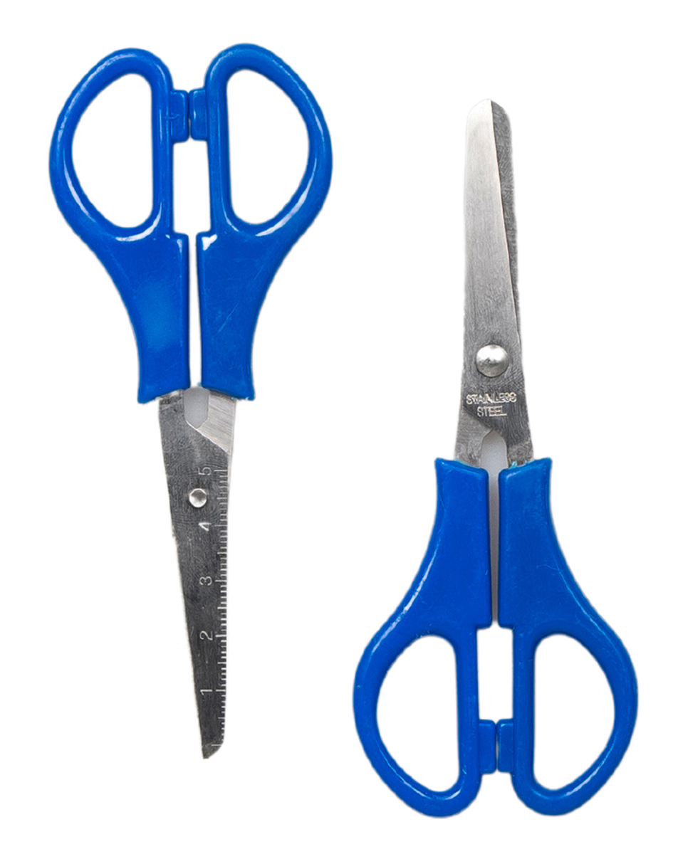SCISSORS GNS 130MM SCHOOL BLUE