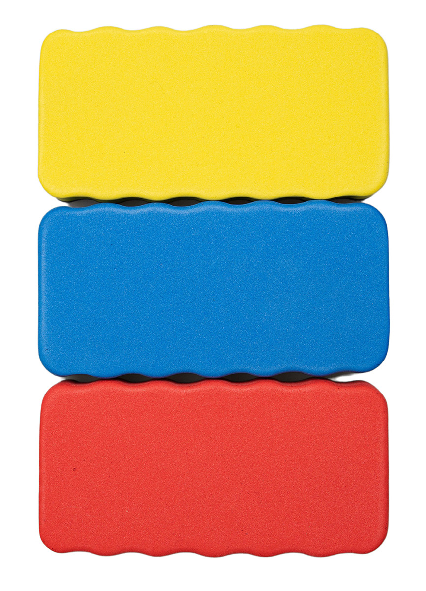WHITEBOARD ERASER GNS LARGE MAGNETIC ASSORTED