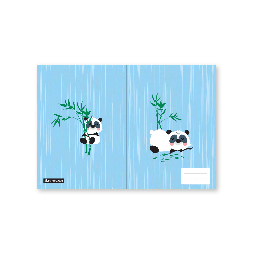 BOOK COVERS SCHOOL BUZZ A4 PANDA