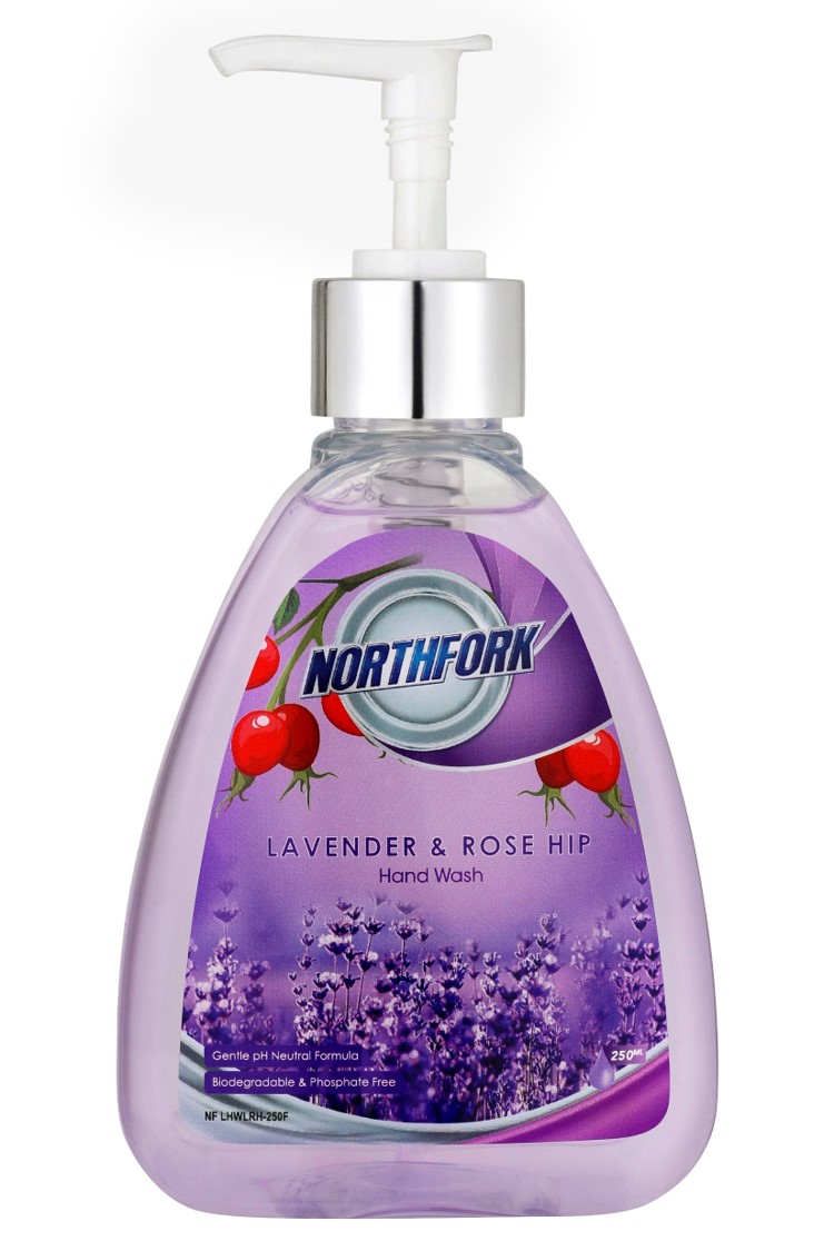 LIQUID HAND WASH NORTHFORK 250ML LAVENDER & ROSEHIP